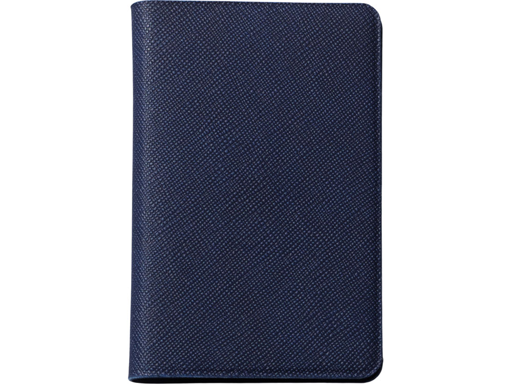 Футляр-книжка на 4-е карты с RFID Favor, темно-синий-1