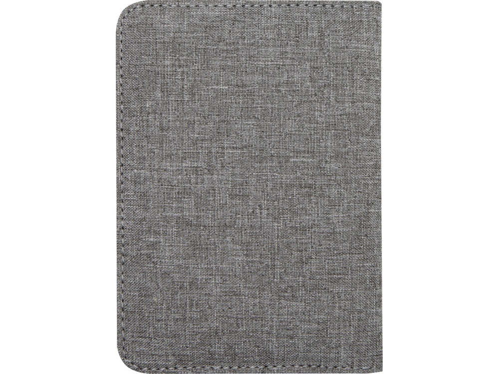 Ross Держатель паспорта с RFID-защитой из переработанного PET-пластика, сертифицированного согласно GRS - Серый яркий-2