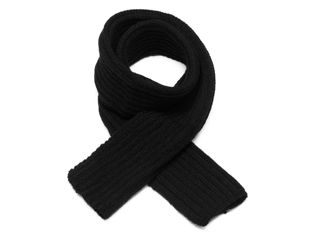 Шарф Nordend, крупный риб, черный-3