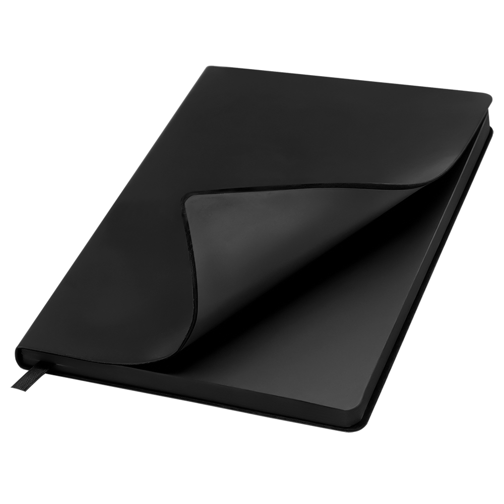 Блокнот A5 Beam в мягком переплёте, Черный-0