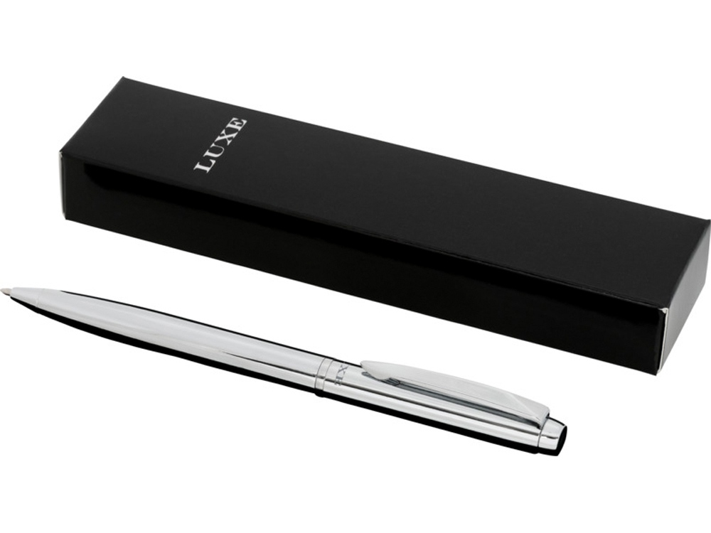 Ручка металлическая шариковая Cepheus, серебристый-0