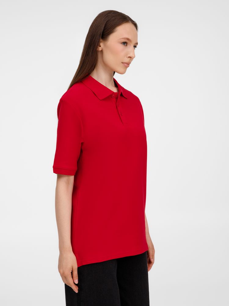 Рубашка поло унисекс Upswing, красная-5