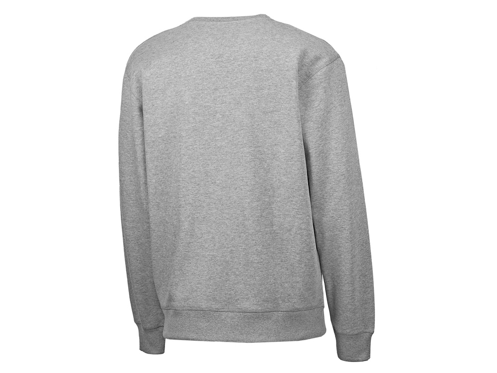 Свитшот оверсайз Lisbon унисекс, серый меланж-11