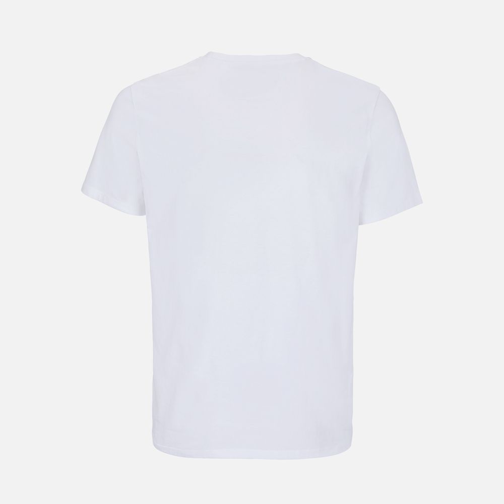 Футболка унисекс Lyam, белая (белоснежная)-2