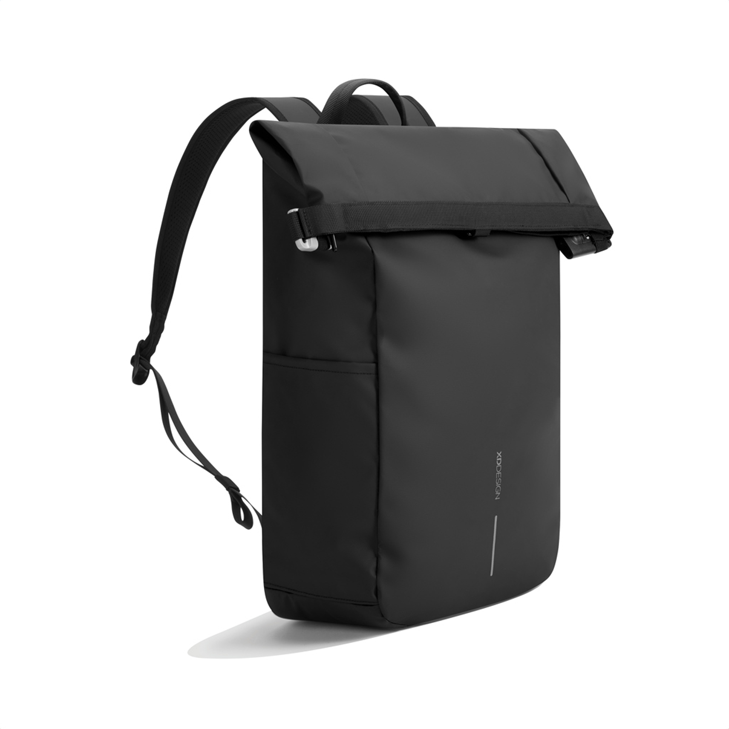Антикражный рюкзак Urban Roll-top, черный-7