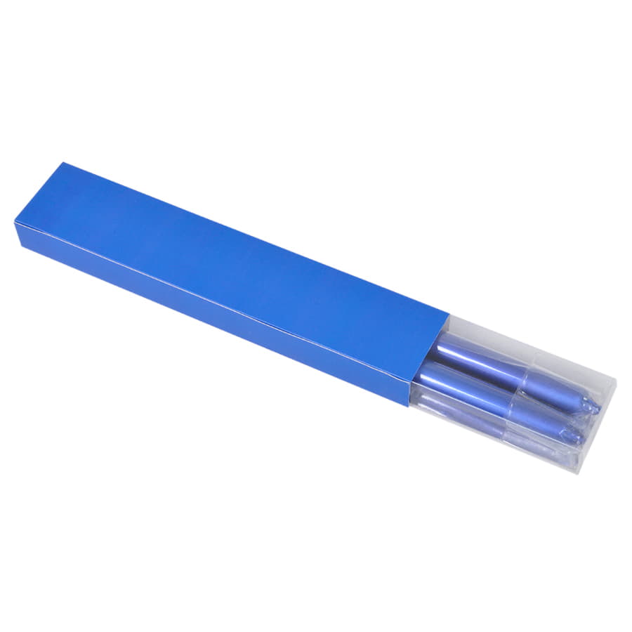 Свечи подарочные "Вечер" , 2 шт, синий-1