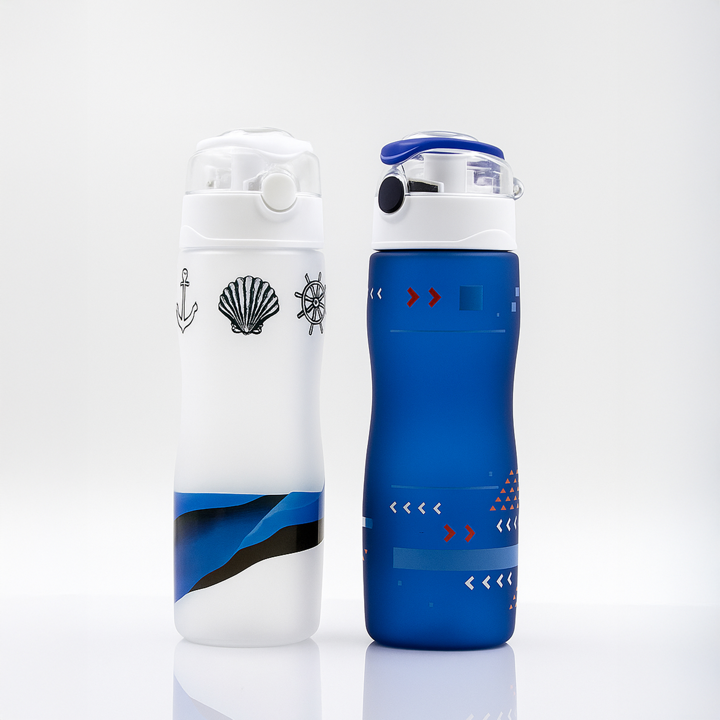Бутылка для воды AqualityBottle, 680мл (белый)-10