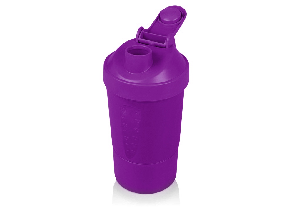 Шейкер для спортивного питания Level Up, фиолетовый-1