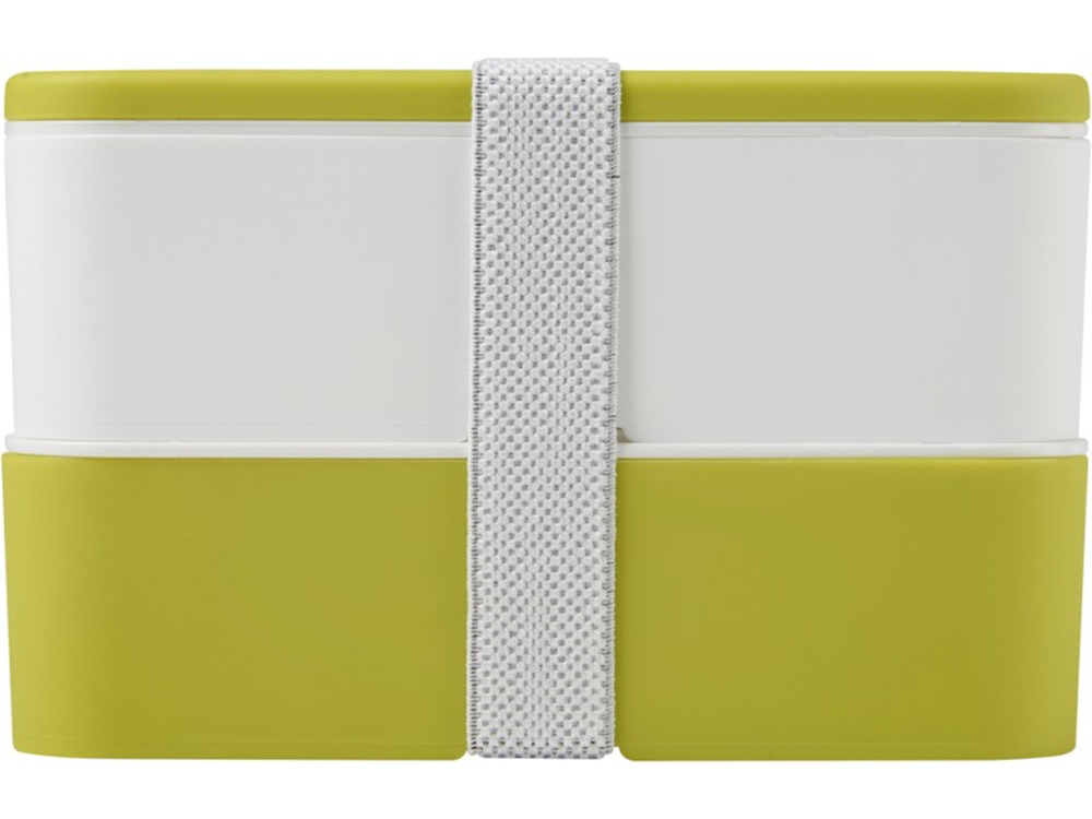 Двухслойный ланчбокс MIYO, лайм/белый-1