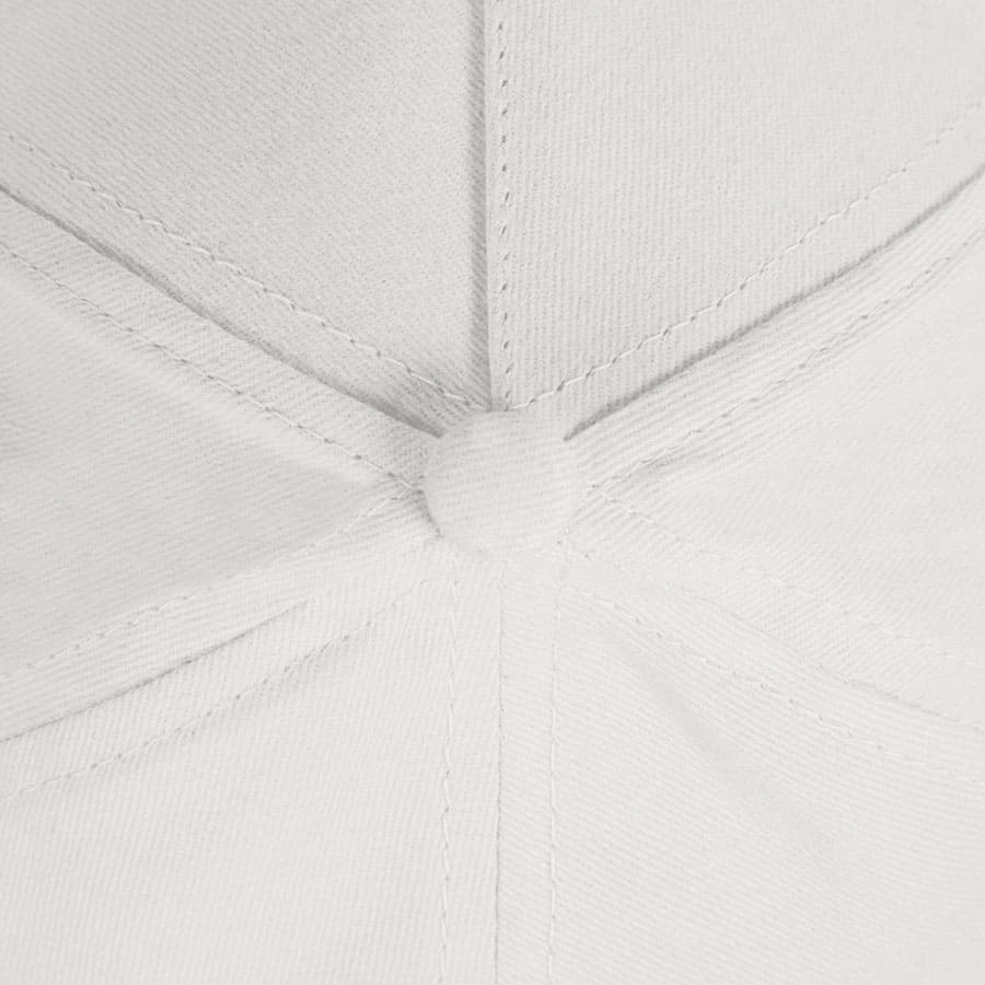 Бейсболка PREMIUM S, 5 клиньев, металлическая застежка, белый-5