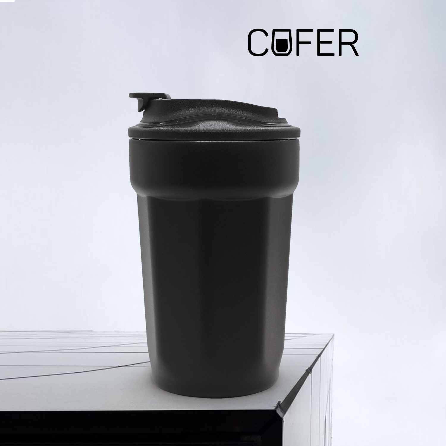 Термостакан TEDGE (черный)-0