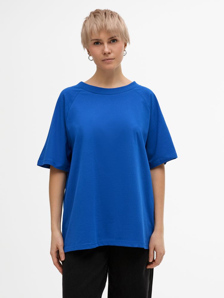 Футболка унисекс оверсайз T2, синяя-3