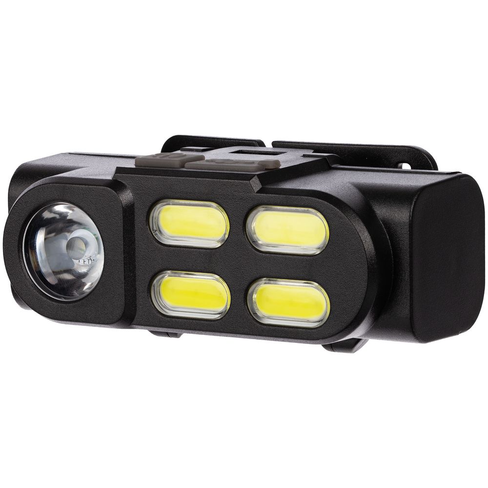 Налобный фонарик аккумуляторный Alnes, черный-1