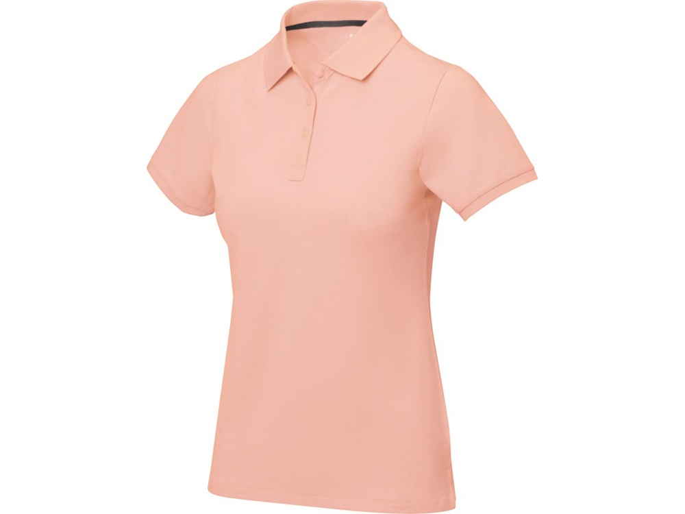 Calgary женская футболка-поло с коротким рукавом, pale blush pink-0