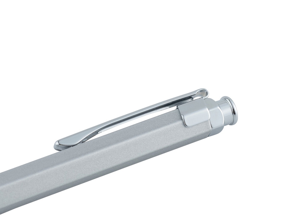 Ручка шариковая Pierre Cardin PRIZMA. Цвет - серебристый. Упаковка Е-3