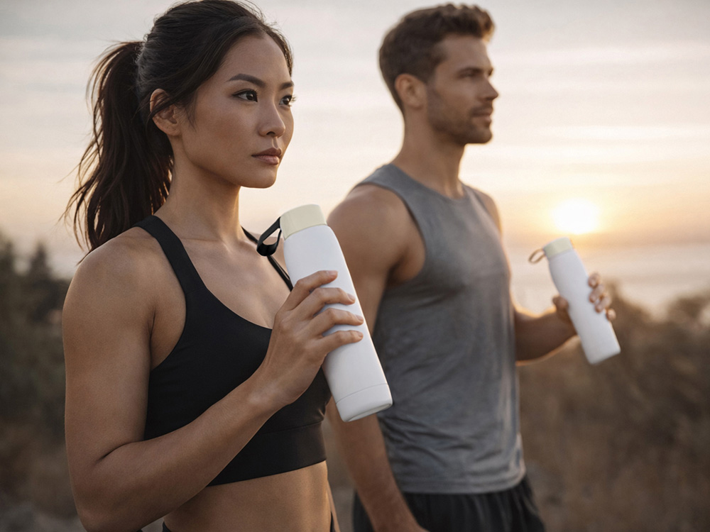 Термобутылка Grace 320мл, белый-7