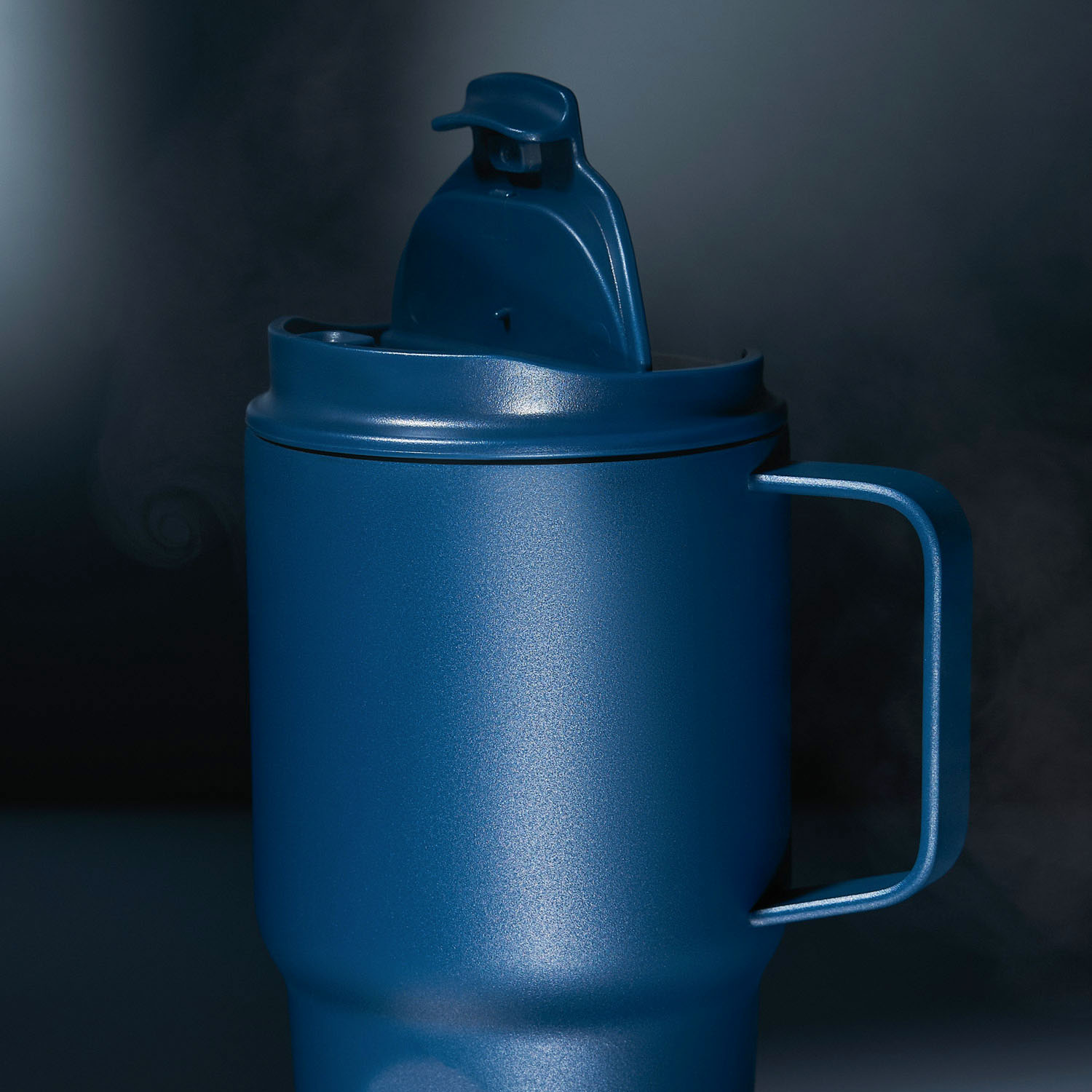 Термокружка вакуумная Авентура (Aventura), синяя-10