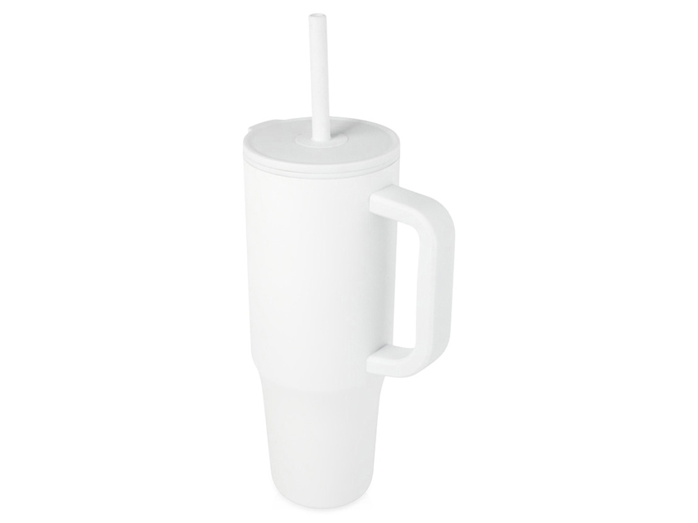 Brady термостакан с силиконовой трубочкой, 900 мл, сертифицированный согласно RCS- Белый-0