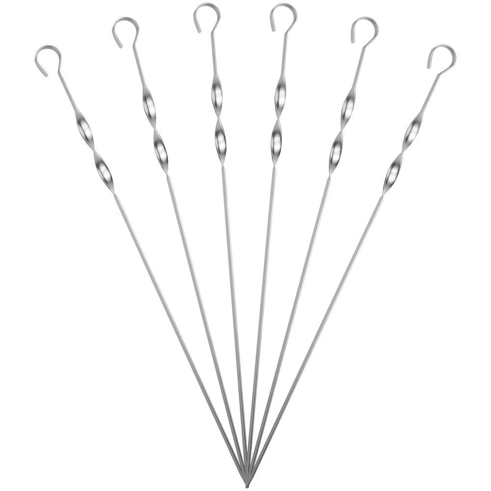 Набор шампуров в чехле Bower, ver.2, серый-4