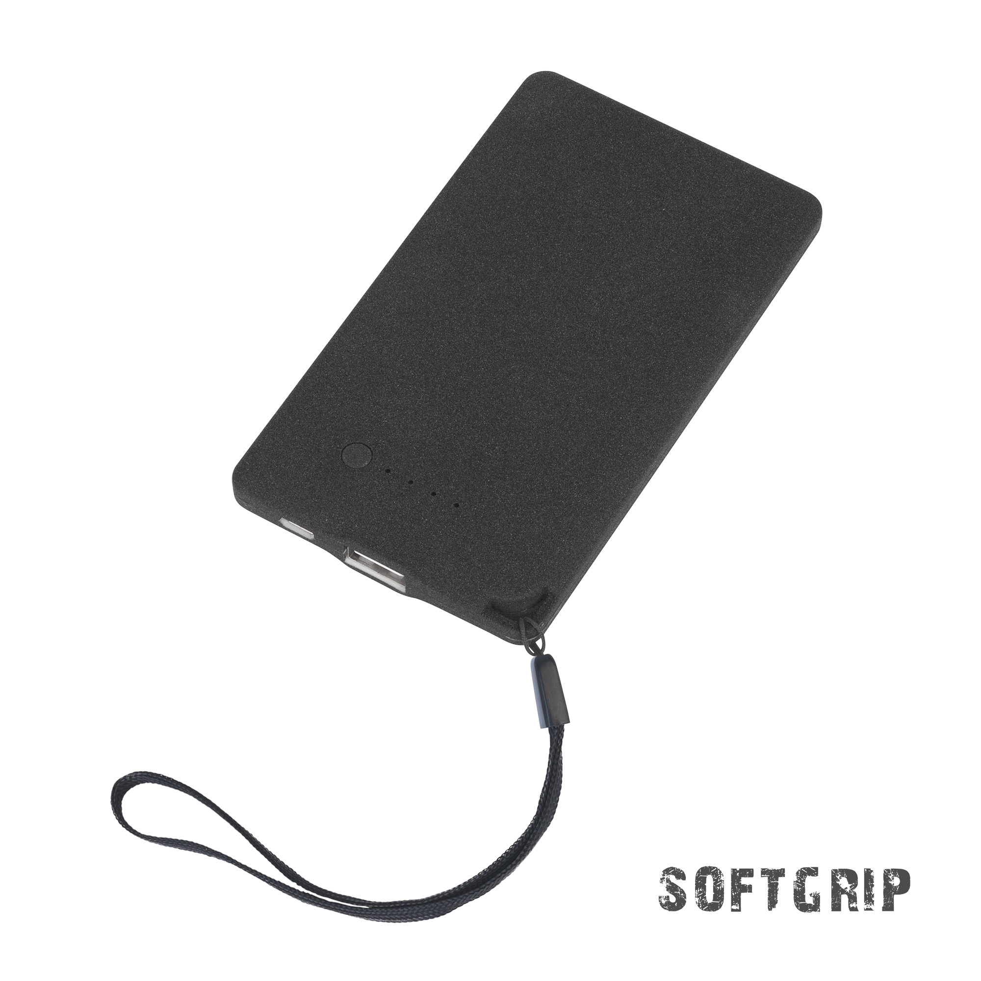 Зарядное устройство "Камень" с покрытием soft grip, 4000 mAh в подарочной коробке, черный #-0