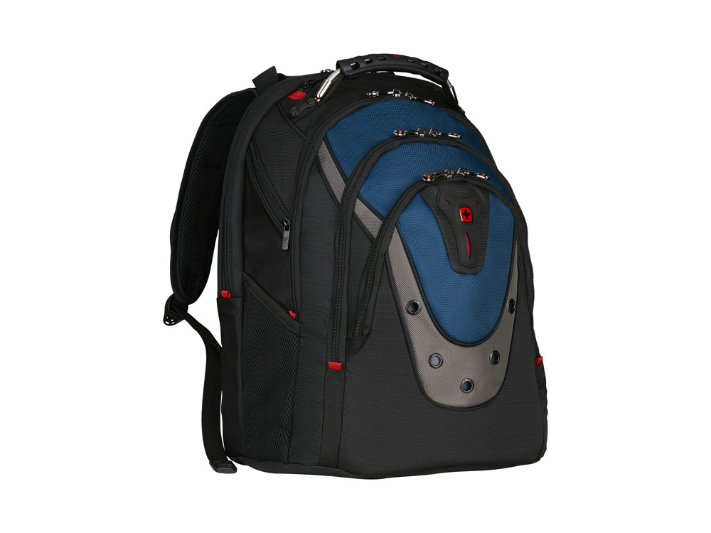 Рюкзак Ibex WENGER 17, черный/синий, полиэстер/ПВХ, 37 x 26 x 47 см, 23 л-2
