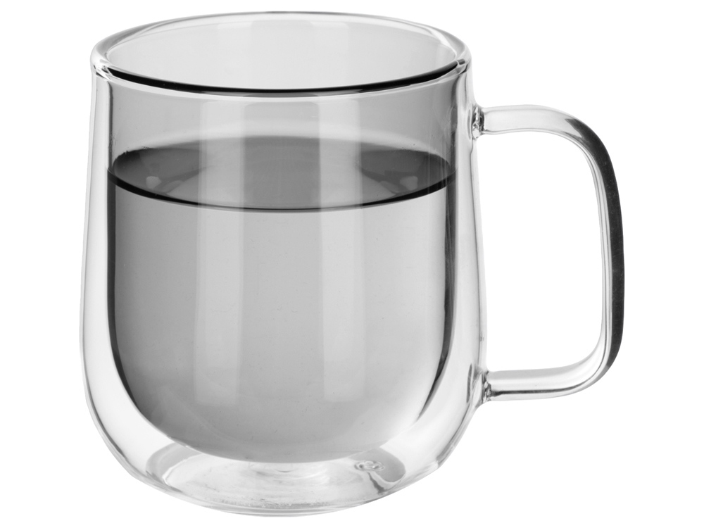 Цветная кружка Ubud с двойными стенками, черный-2