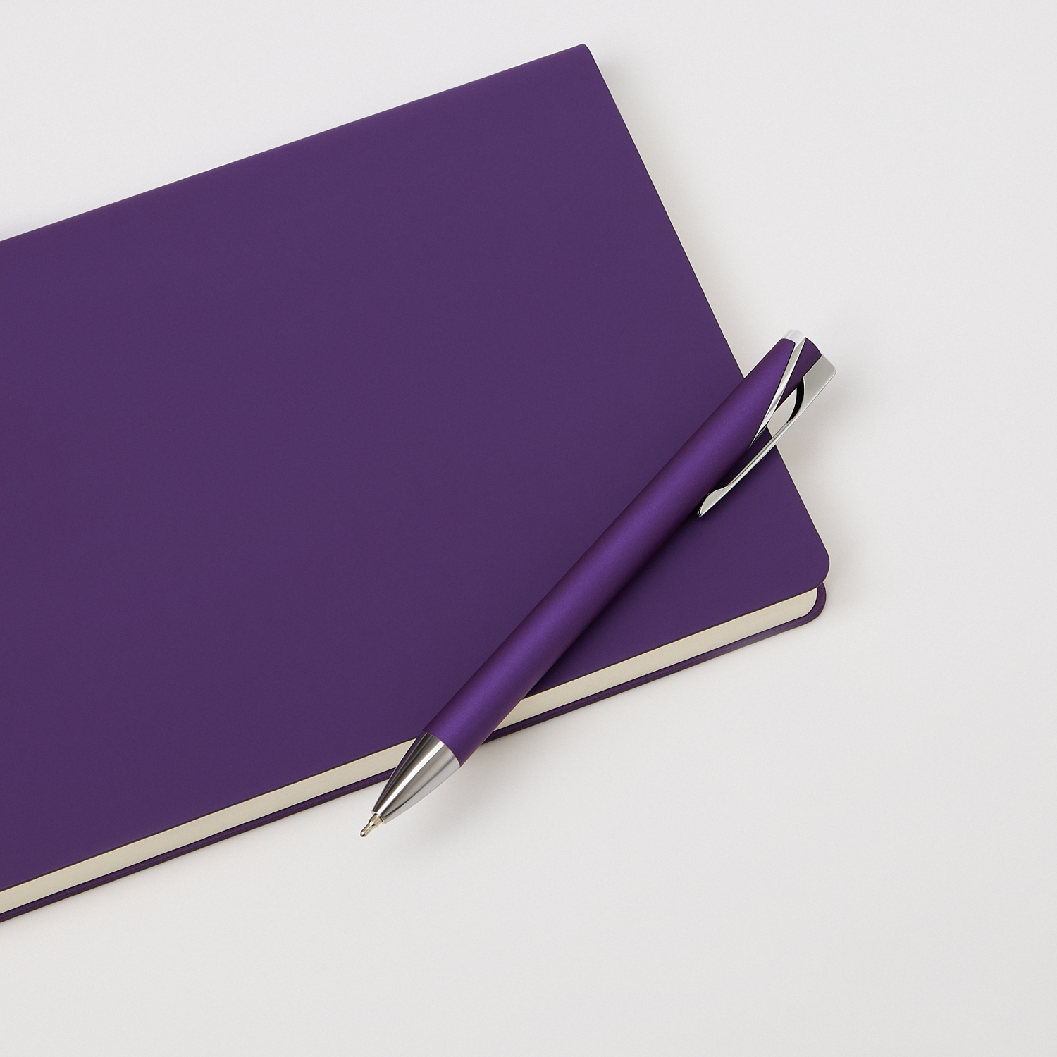 Шариковая ручка Legato, фиолетовая-4