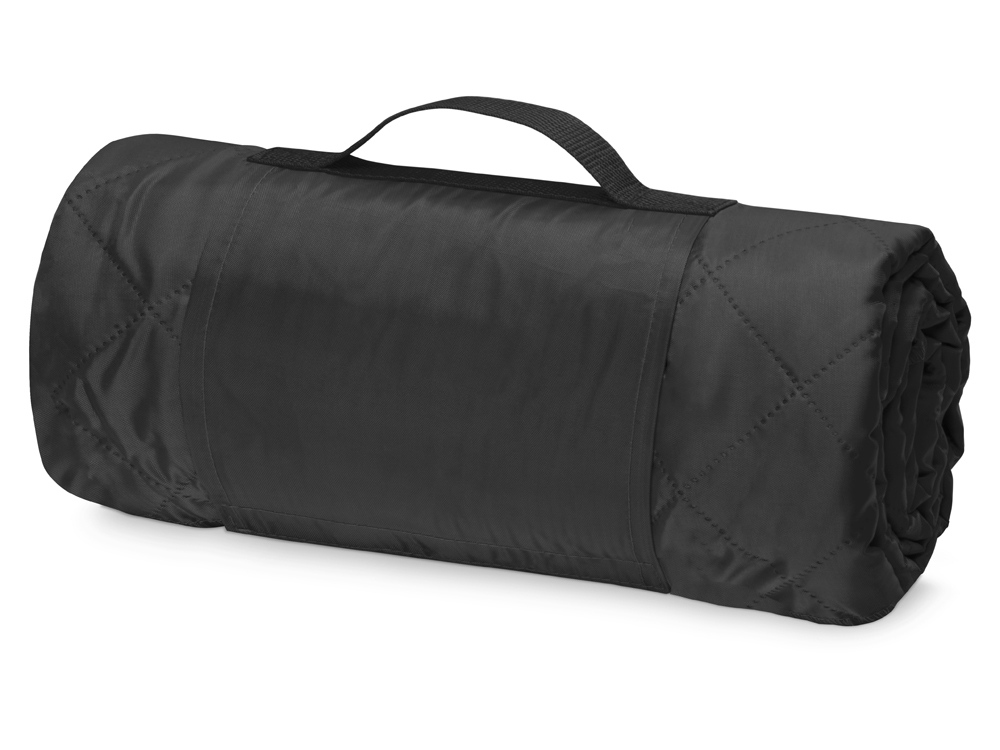 Набор с термосом, кружкой, пледом и рюкзаком, черный-1