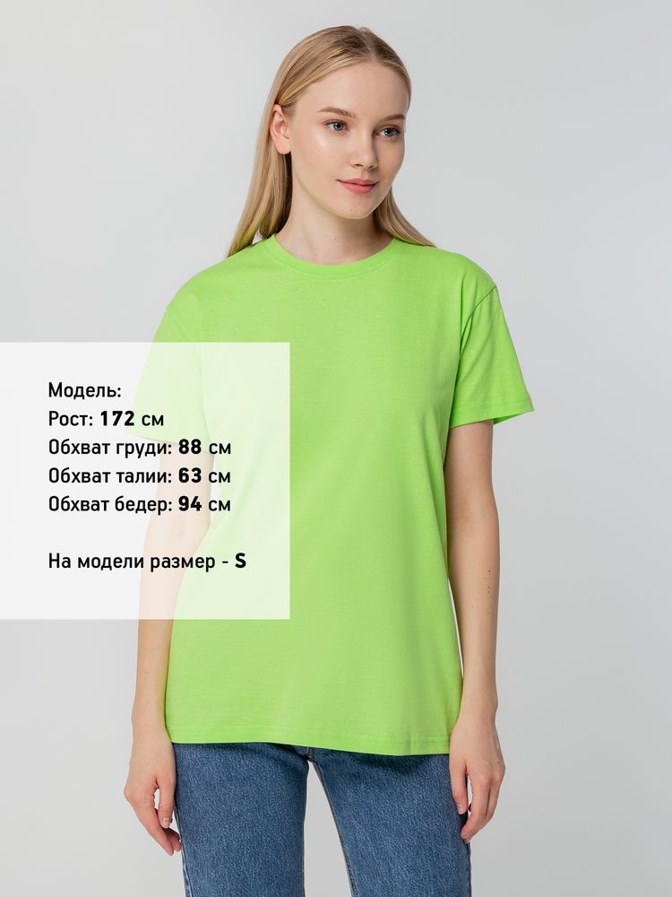 Футболка унисекс T-bolka 140, зеленое яблоко-6