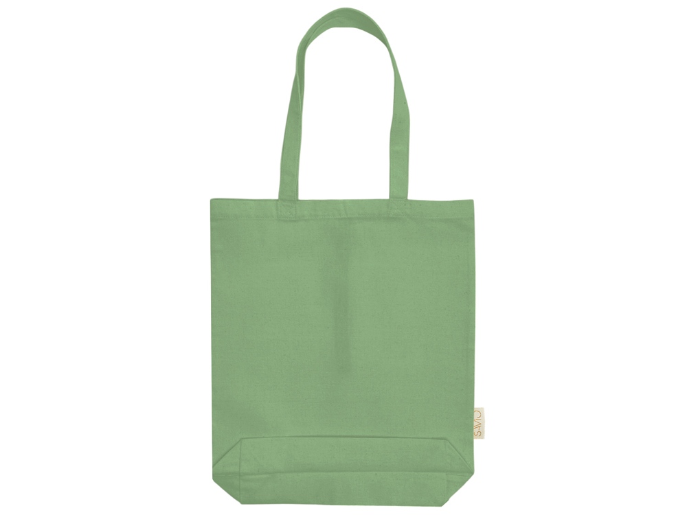 Сумка Fixy из переработанного хлопка с фиксирующей эластичной лентой, зеленое яблоко-7