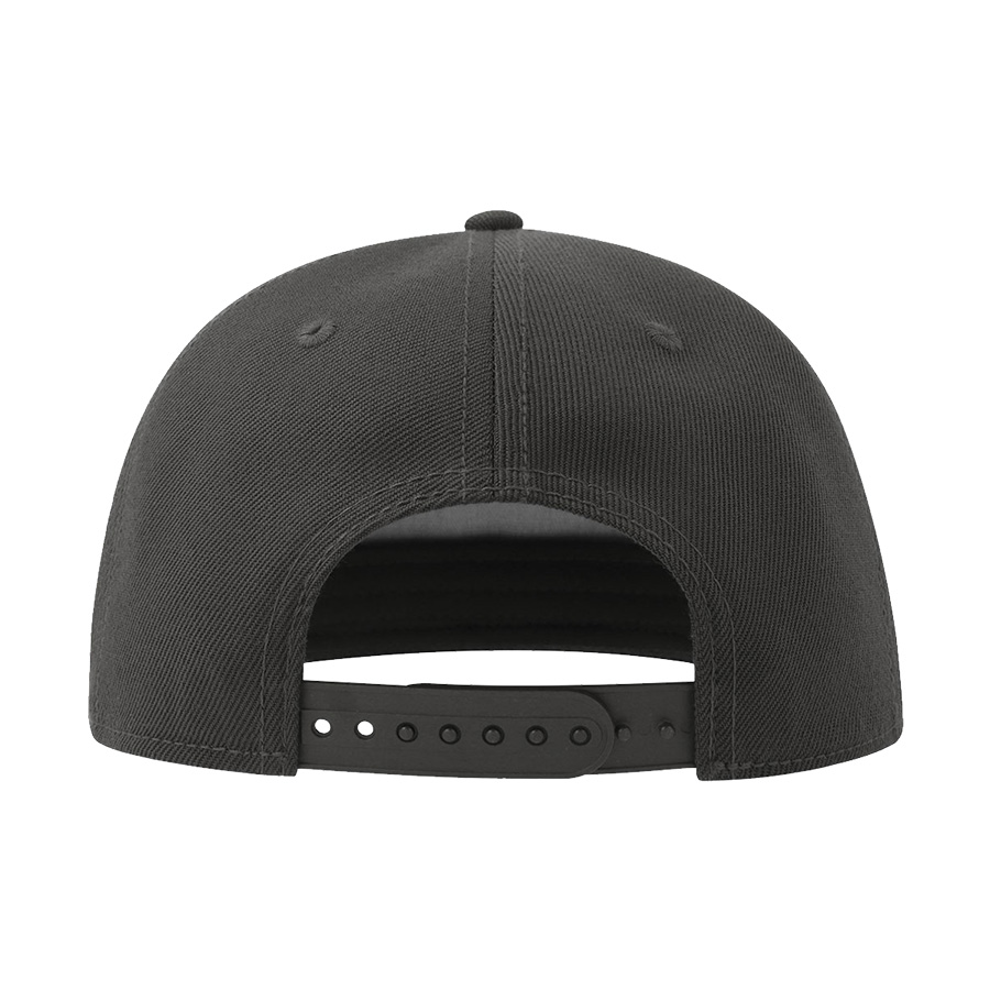 Бейсболка SNAP FIVE-S, 5 клиньев, пластиковая застежка, темно-серый-1