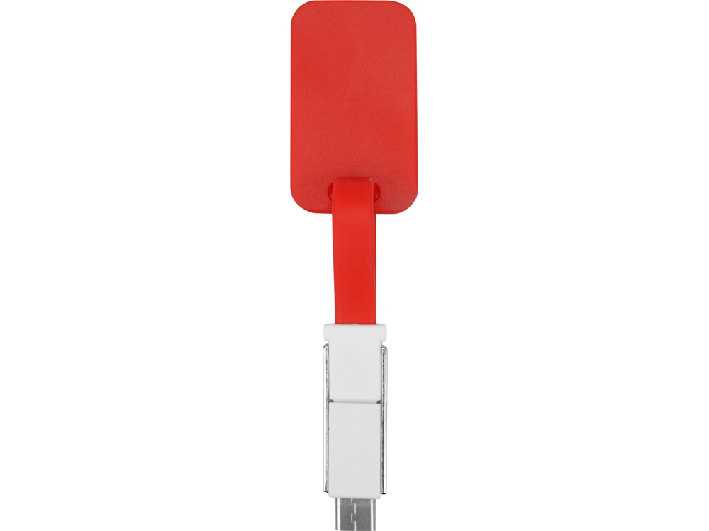 Зарядный кабель 3-в-1 Charge-it, красный-4