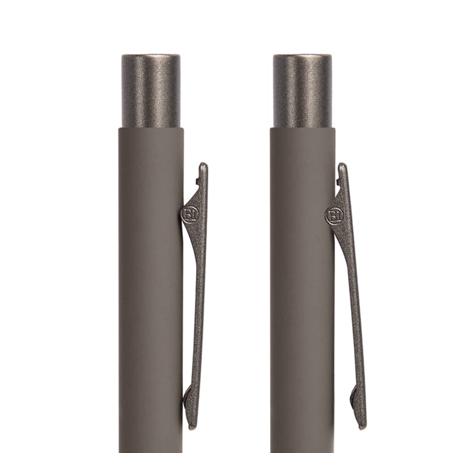 Ручка шариковая FACTOR, серый, темно-серый-3