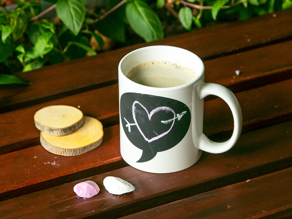 Кружка с покрытием для рисования мелом  Tiza, 320 мл-3