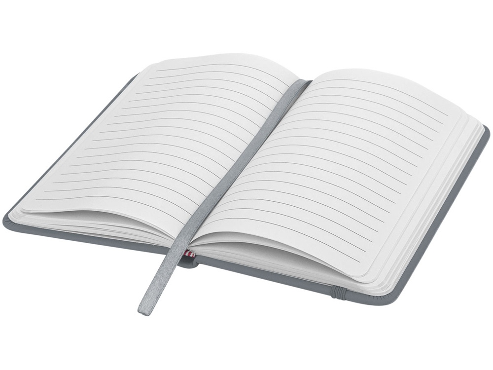 Блокнот Spectrum A6, серебристый-2