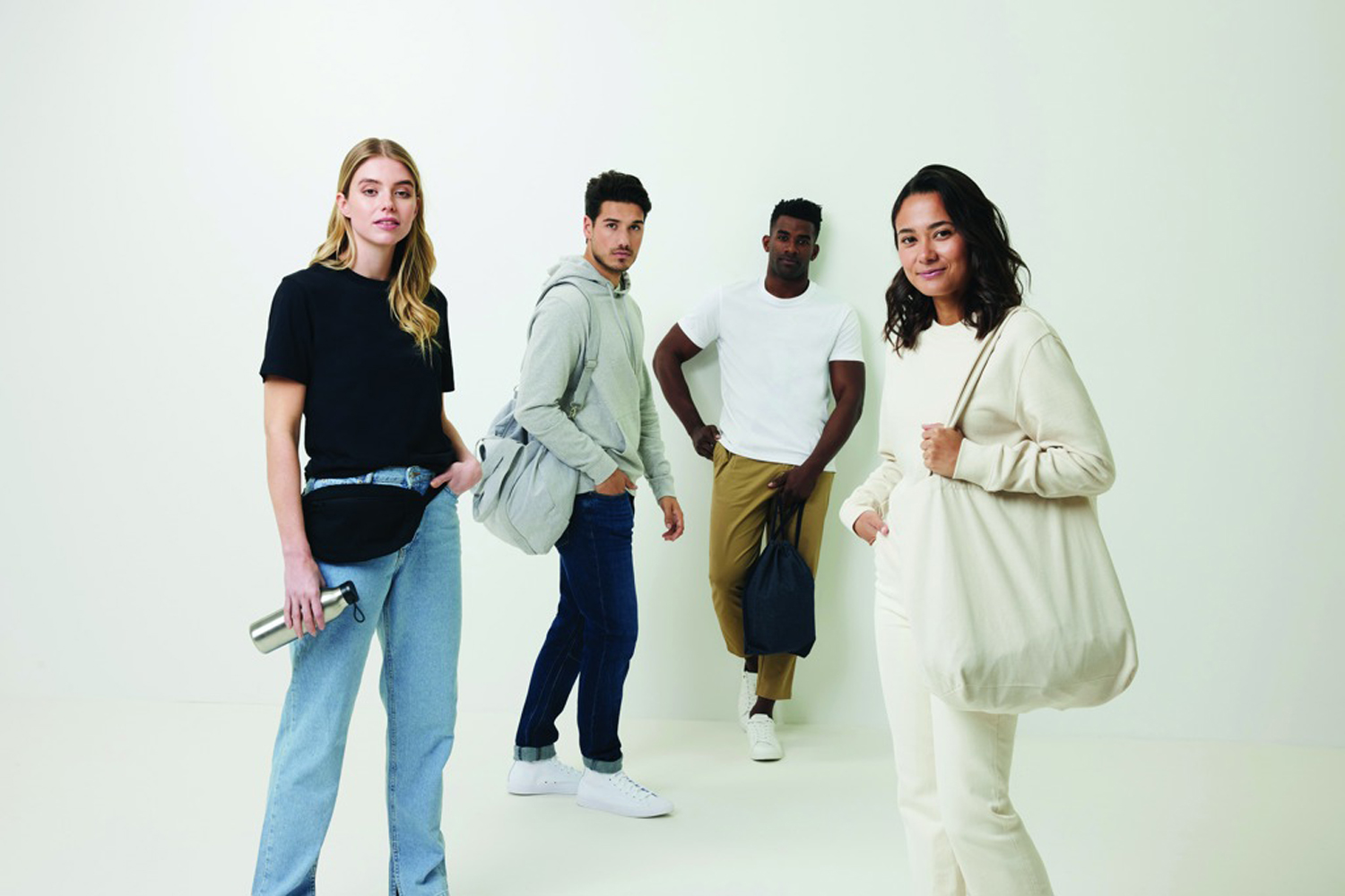 Свитшот Iqoniq Denali из переработанного неокрашенного хлопка, унисекс, 340 г/м²-42