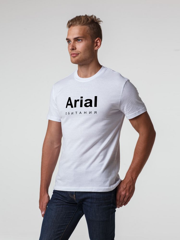 Футболка Arial обитания, белая-0