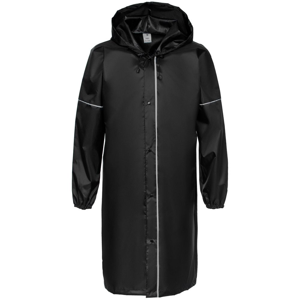 Дождевик со светоотражающими элементами Rainman Blink, черный-1