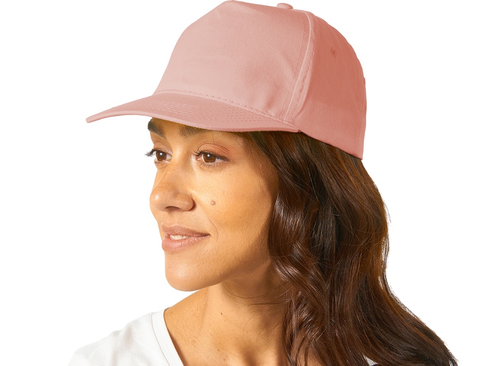 Бейсболка Memphis 5-ти панельная 165 гр, лососевый-2