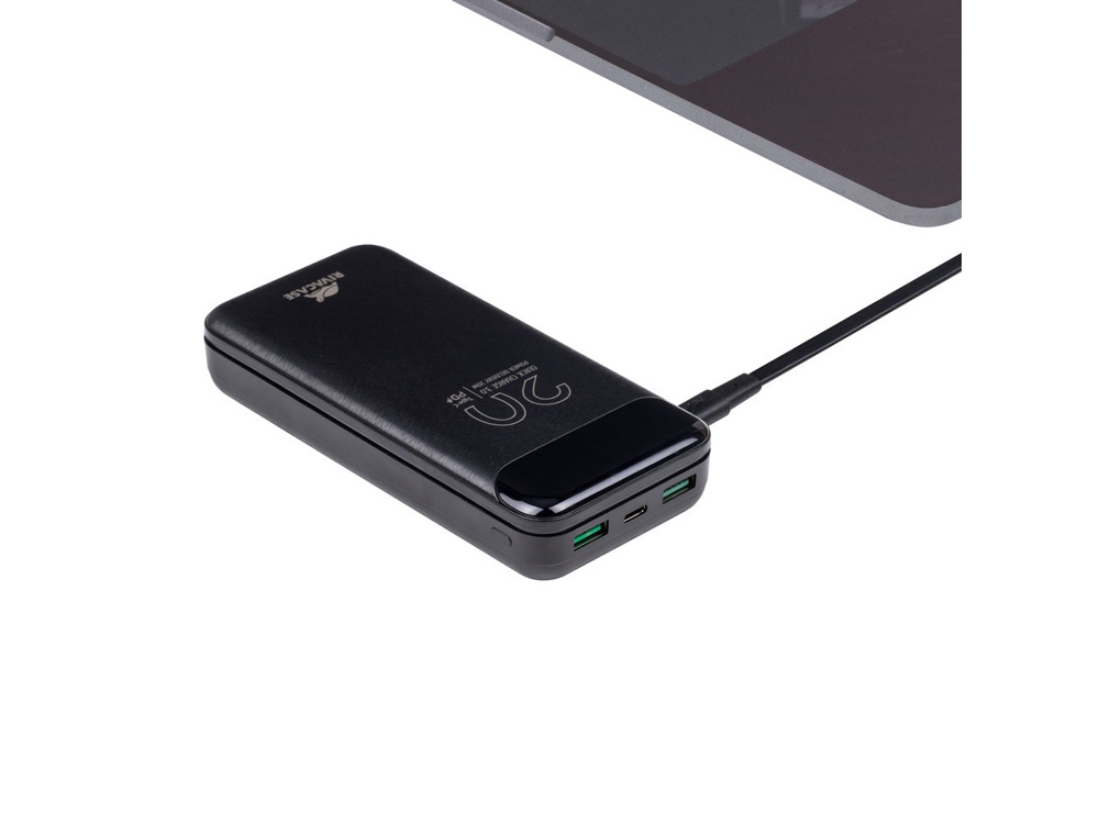 RIVACASE VA2582 (20 000mAh), QC/PD 22.5W внешний аккумулятор с дисплеем, черный /24-10