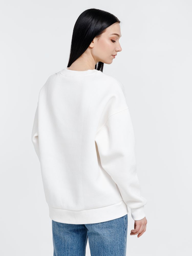 Свитшот оверсайз унисекс True Self, молочно-белый-7