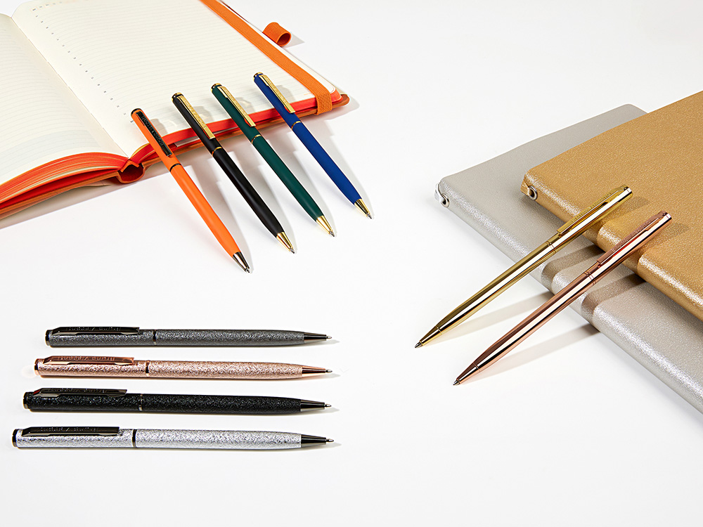 Ручка шариковая автоматическая BrunoVisconti® PALERMO цвет корпуса золотой, 0.7 мм-3