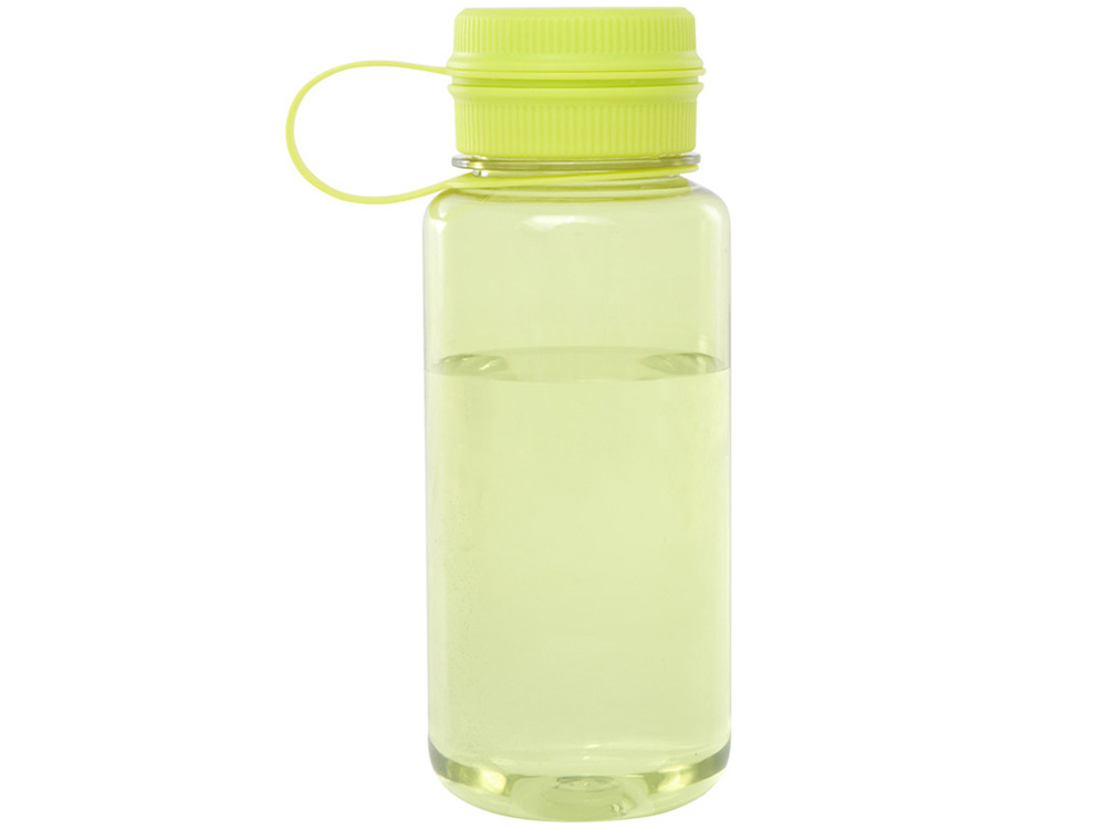 Спортивная бутылка Ryder из переработанного ПЭТ-пластика объемом 900 мл с многофункциональной крышкой, сертифицированная RCS - Лайм-2