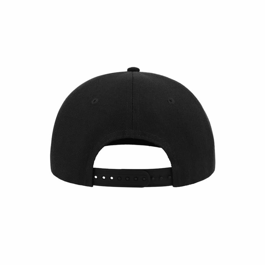 Бейсболка SNAP BACK, 6 клиньев, пластиковая застежка, черный, серый-5