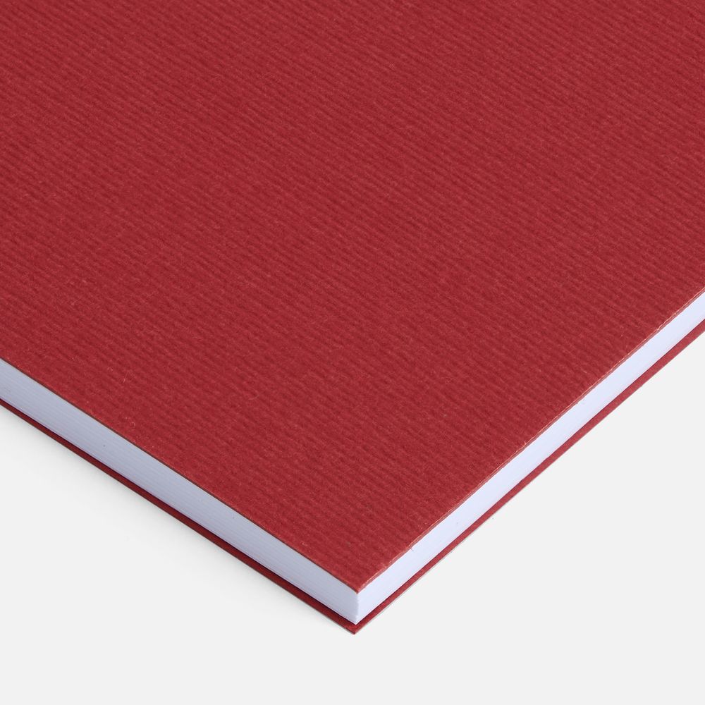 Блокнот Salvador в клетку, красный-4