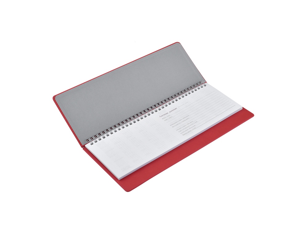 Планинг датированный Velvet 2026, красный-2