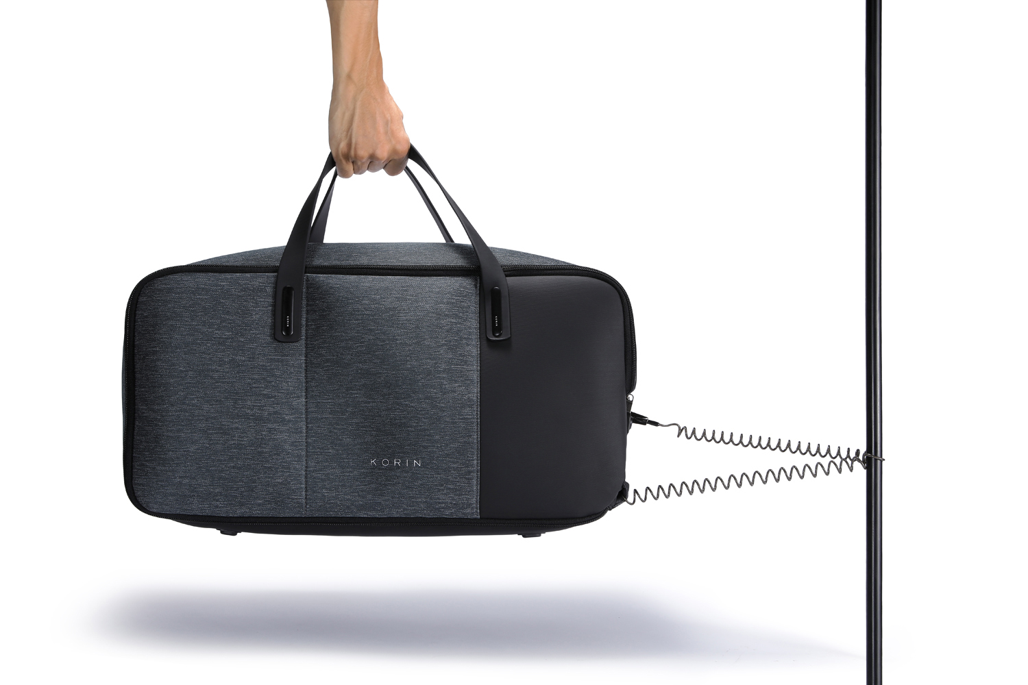 Дорожная сумка KORIN FlexPack Go 53х23х26 см, темно-серая-18