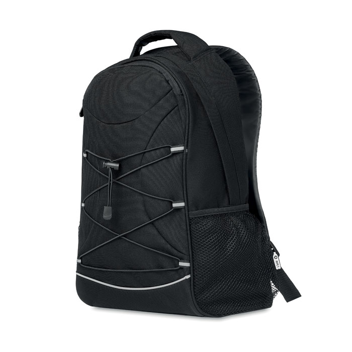 Рюкзак 600D из RPET, черный-15