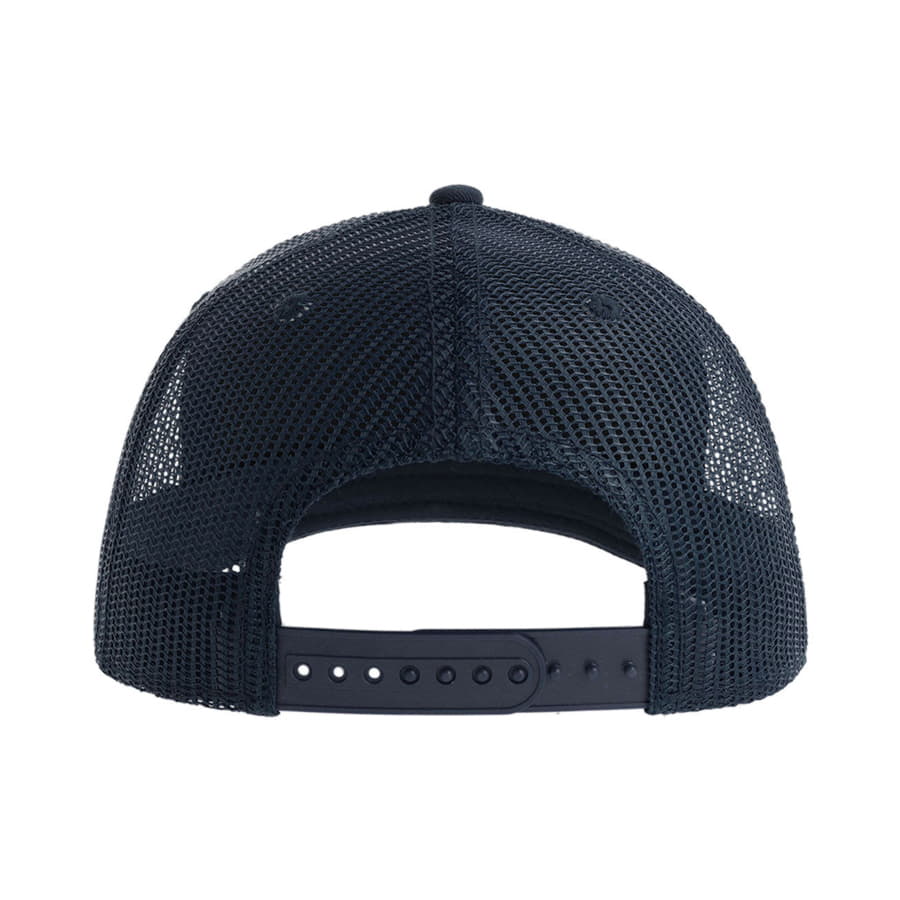 Бейсболка SONIC, 6 клиньев, пластиковая застежка, темно-синий-5