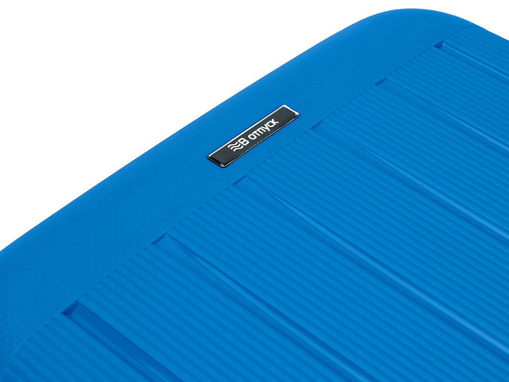 Чемодан TORBER В Отпуск, ярко-синий, полипропилен, 55 х 36 х 21,5 см, 37 л-8